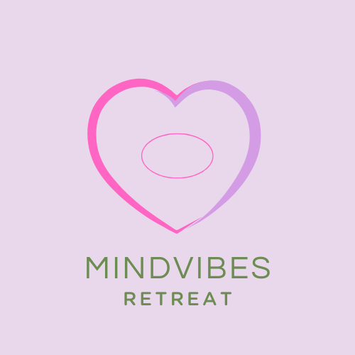 MindVibes Retreat Logo in Herzform